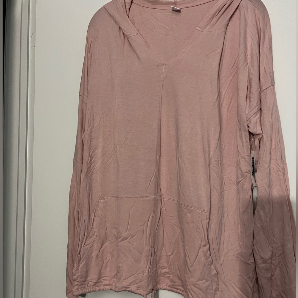 Old Navy hooded top. Pink.
